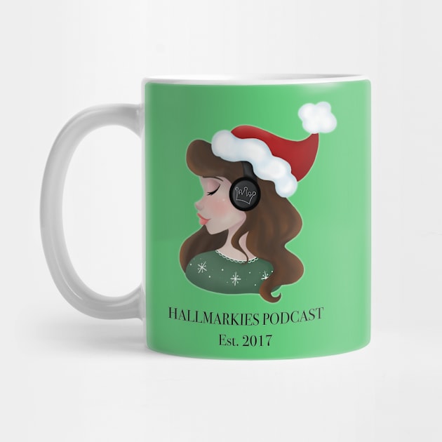 Hallmarkies Podcast Santa Girl Tee by Hallmarkies Podcast Store